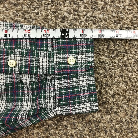 Polo Ralph Lauren Shirt Oxford Long Sleeve Button Down Tartan Plaid Mens 3XB - Picture 7 of 9